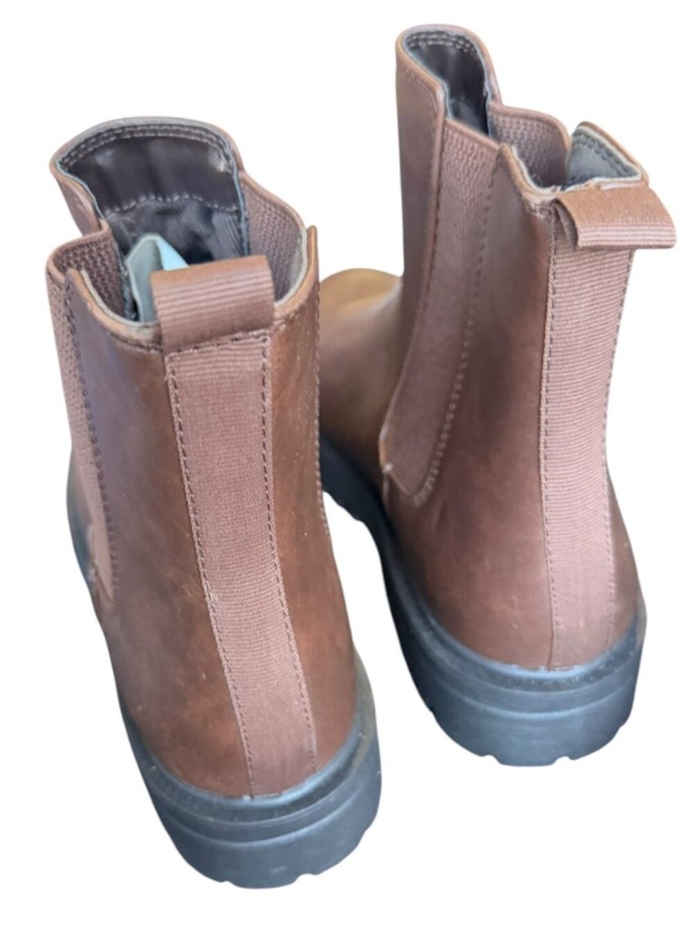 Soda Pilot Lug Sole Booties Women's Size 10 - Picture 3 of 10
